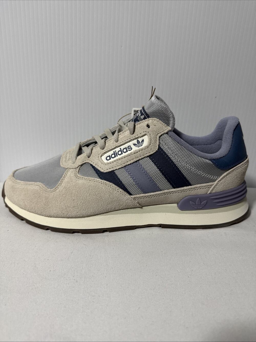 Adidas Treziod 2 Men’s Size 8.5 Grey Blue Suede Light Grey Mesh Sneakers JQ9037